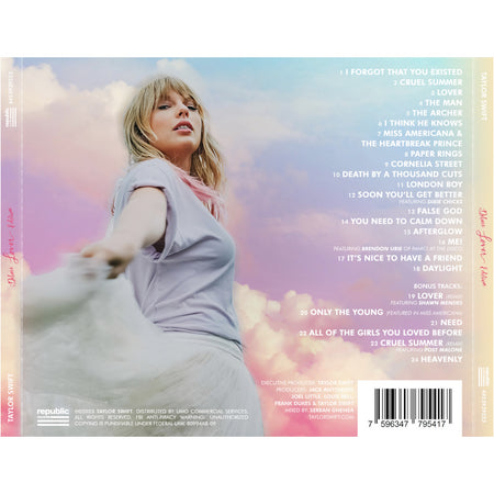 Taylor Swift: Lover Deluxe Album - Version 1 [Audio CD] Music (CD) Republic Records   