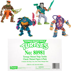 Teenage Mutant Ninja Turtles: Classic Mutant Figures - 4 Pack [Casey Jones, Rat King, Slash, Mutagen Man] Toys & Games Playmates