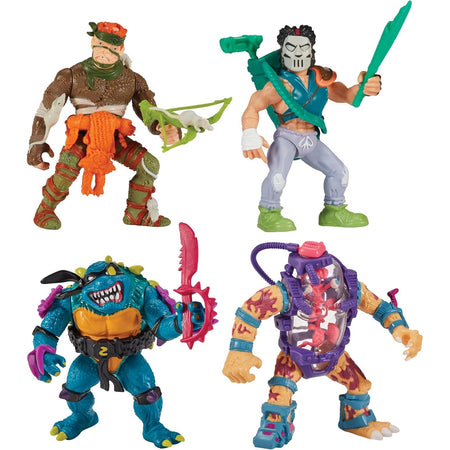 Teenage Mutant Ninja Turtles: Classic Mutant Figures - 4 Pack [Casey Jones, Rat King, Slash, Mutagen Man] Toys & Games Playmates