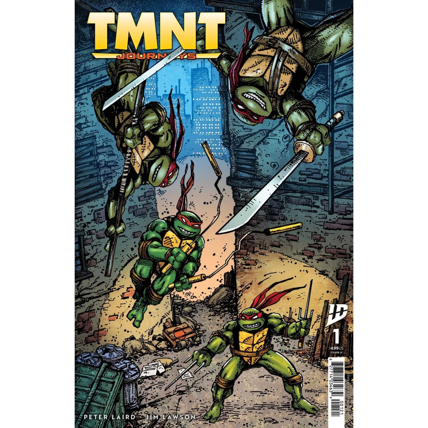 ニャッキ!　the comics. Teenage Mutant Ninja Turtles Journeys: #1 [Kevin Eastman CVR B