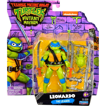Teenage Mutant Ninja Turtles: Mutant Mayhem Leonardo - 4.5" Figure Toys & Games Playmates