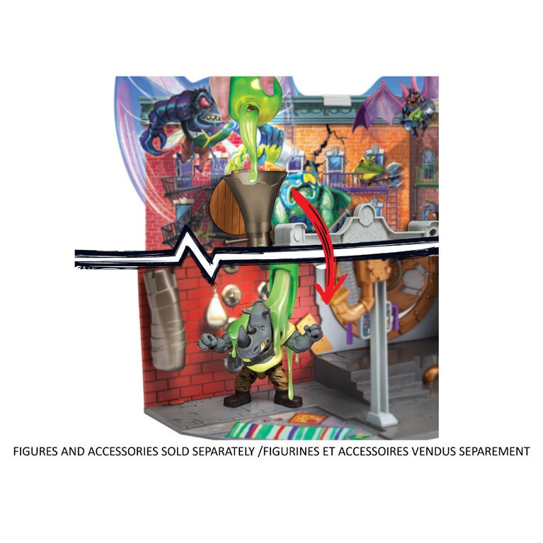 Teenage Mutant Ninja Turtles: Mutant Mayhem Sewer Lair Playset Toys & Games Playmates