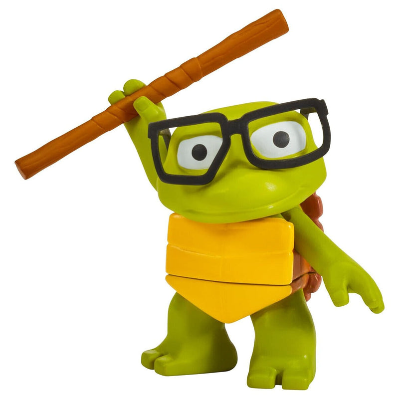Teenage Mutant Ninja Turtles: Mutant Mayhem: Turtle Tots - Leo/Don Figures Toys & Games Playmates
