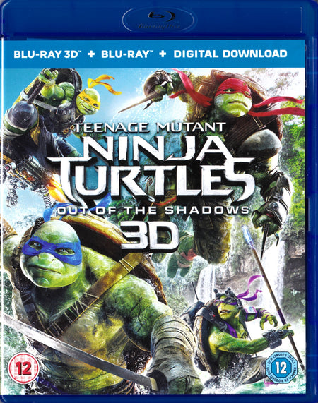 Teenage Mutant Ninja Turtles: Out Of The Shadows [3D Blu-Ray 2D + 3D] Blu-Ray 3D Movie Paramount   