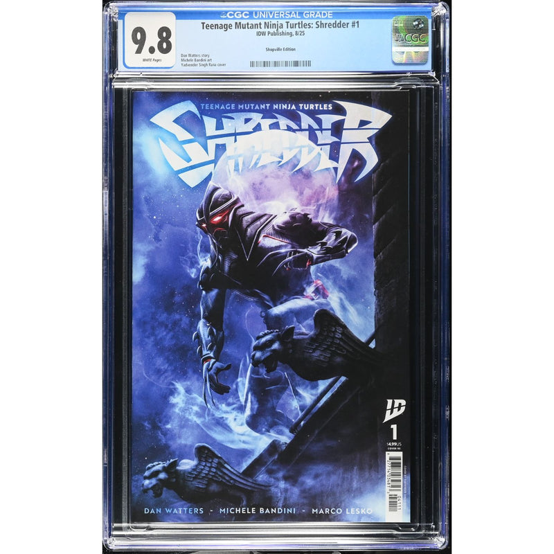 Teenage Mutant Ninja Turtles Shredder: #1 [UltraRaw26 CGC 9.8 Shopville Exclusive] 2025 Comics IDW Publishing