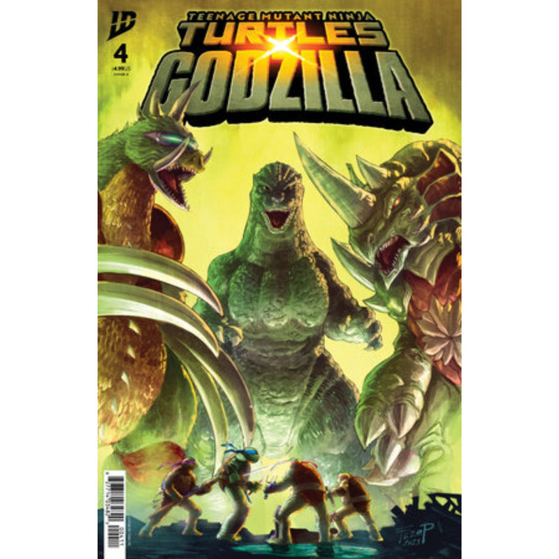 Teenage Mutant Ninja Turtles X Godzilla: #4 [Fero Pe CVR A] 2025 Comics IDW Publishing