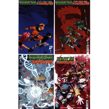 Teenage Mutant Ninja Turtles X Naruto: #1 2 3 4 [CVR C Set] 2024 Comics IDW Publishing