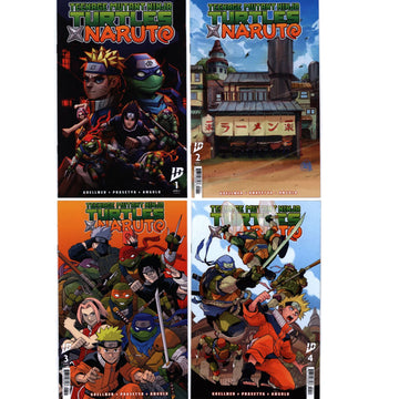 Teenage Mutant Ninja Turtles X Naruto: #1 2 3 4 [CVR D Set] 2024 Comics IDW Publishing