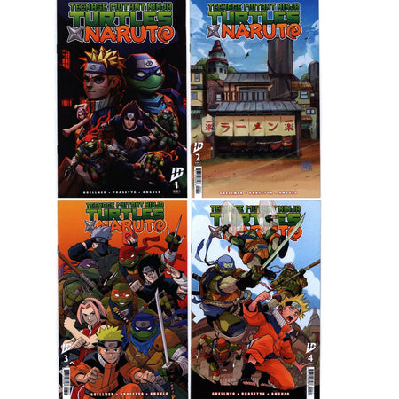 Teenage Mutant Ninja Turtles X Naruto: #1 2 3 4 [CVR D Set] 2024 Comics IDW Publishing