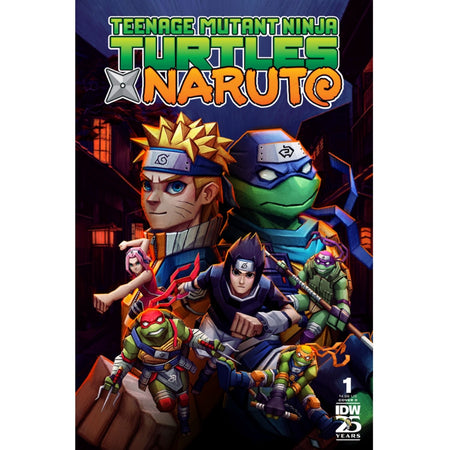 Teenage Mutant Ninja Turtles X Naruto: #1 [Andres Moncayo CVR D] 2024 Comics IDW Publishing