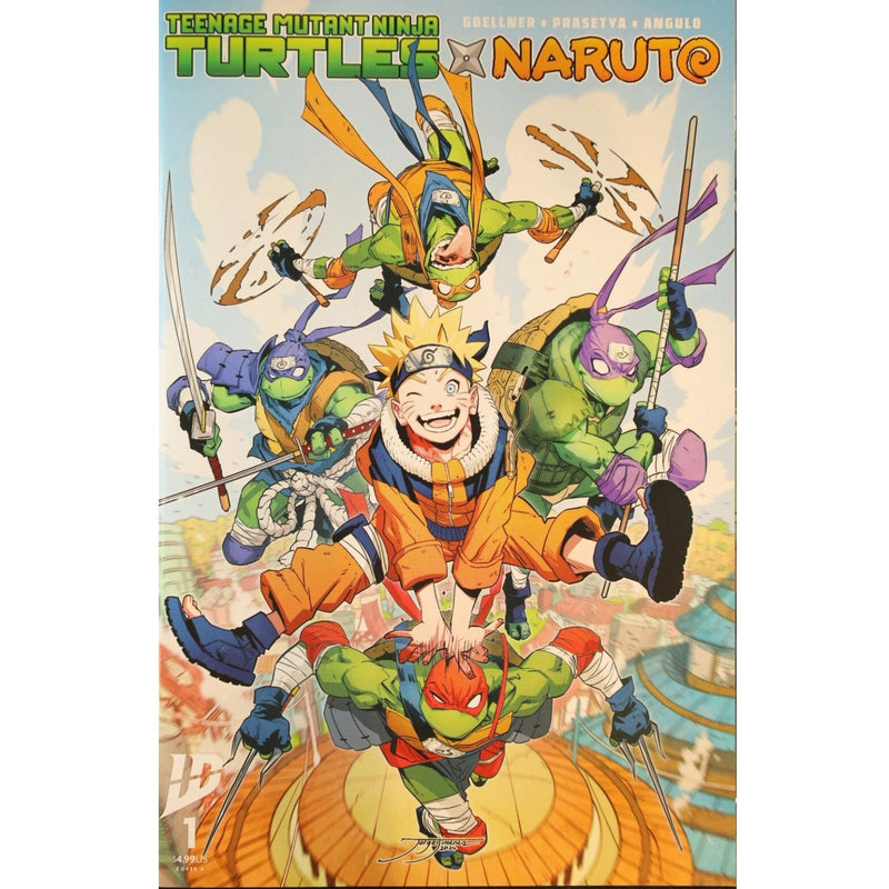 Teenage Mutant Ninja Turtles X Naruto: #1 2 3 4 [CVR A Set] 2024 Comics IDW Publishing