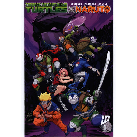 Teenage Mutant Ninja Turtles X Naruto: #1 2 3 4 [CVR B Set] 2024 Comics IDW Publishing