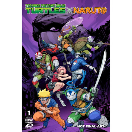 Teenage Mutant Ninja Turtles X Naruto: #1 (Hendry Prasetya CVR B)2024 Comics IDW Publishing