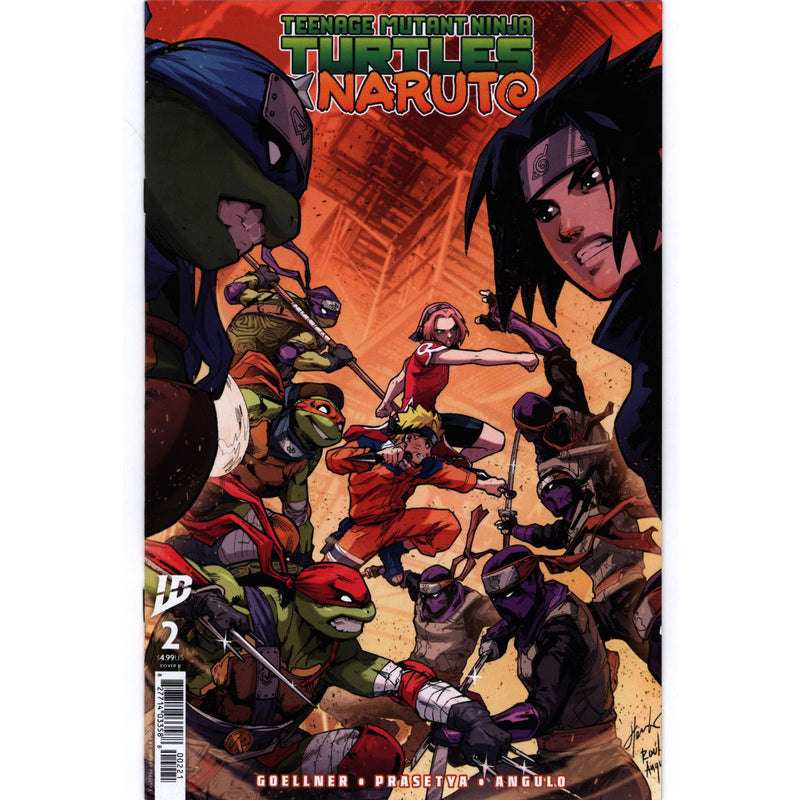 Teenage Mutant Ninja Turtles X Naruto: #1 2 3 4 [CVR B Set] 2024 Comics IDW Publishing