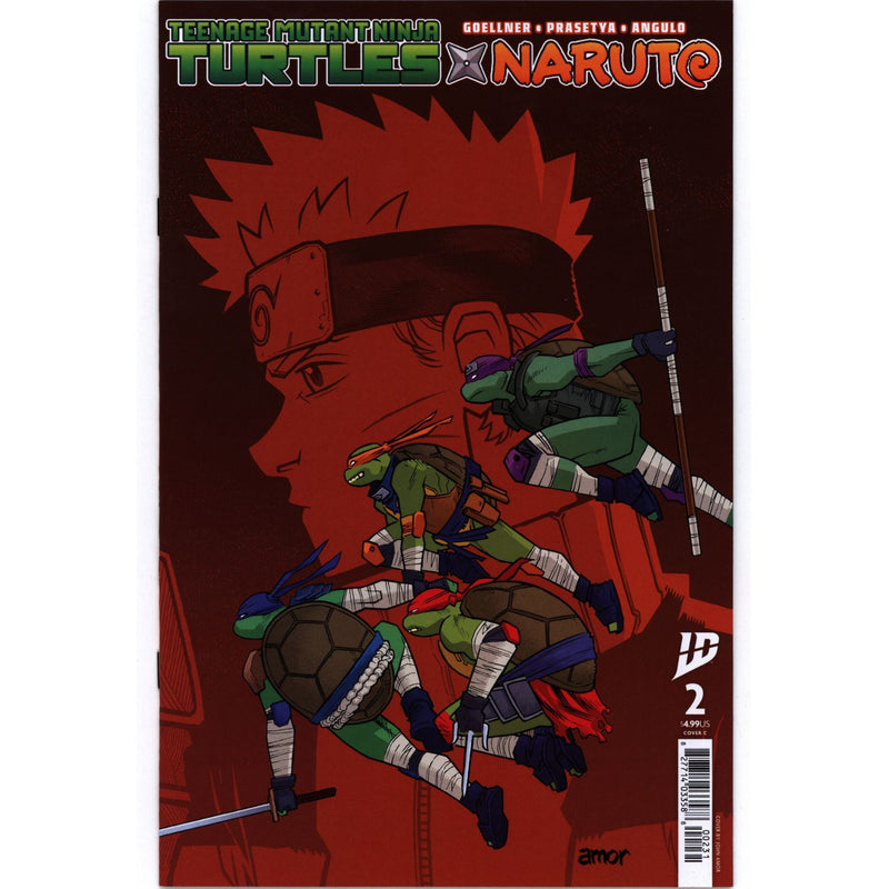 Teenage Mutant Ninja Turtles X Naruto: #1 2 3 4 [CVR C Set] 2024 Comics IDW Publishing