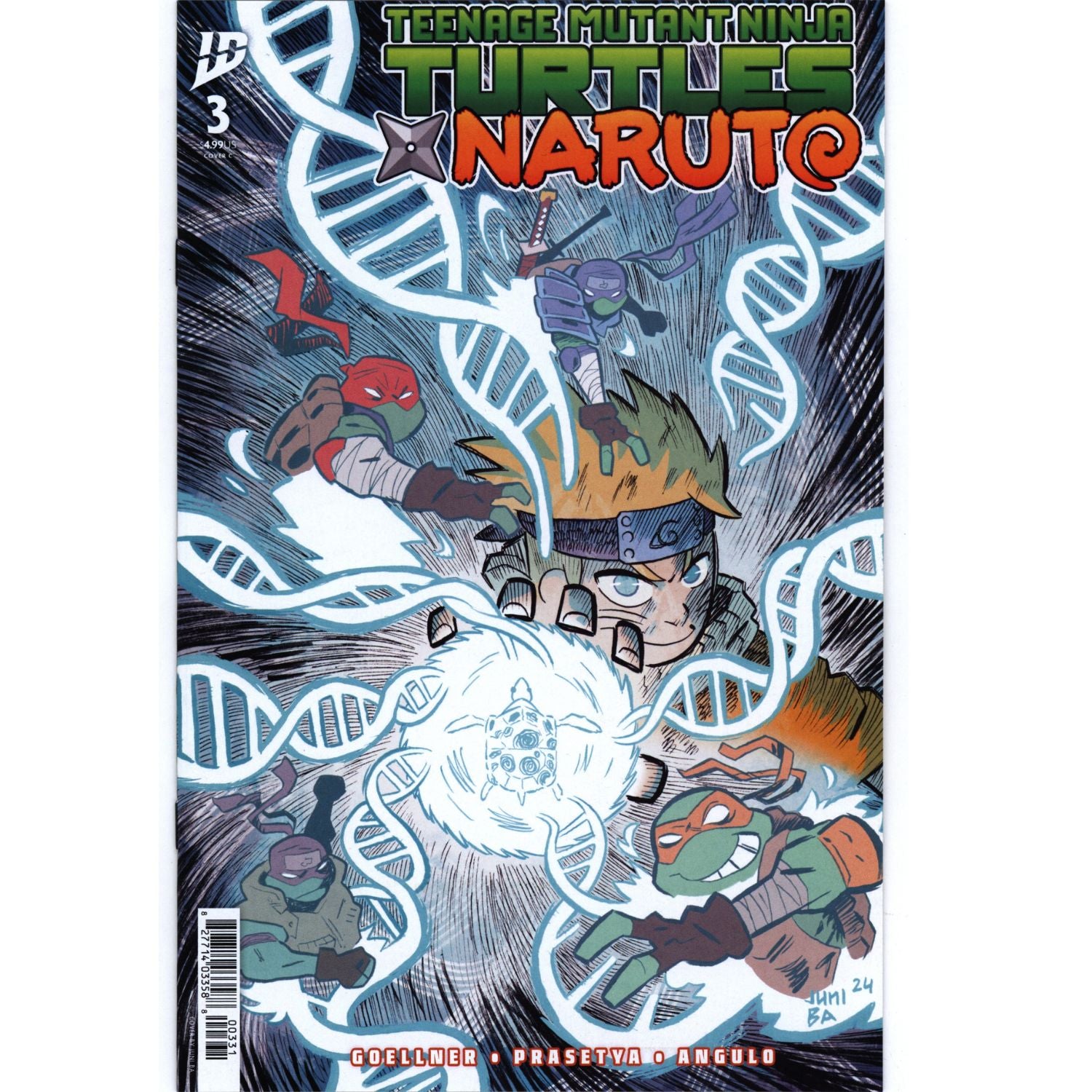 Teenage Mutant Ninja Turtles X Naruto: #1 2 3 4 [CVR C Set] 2024