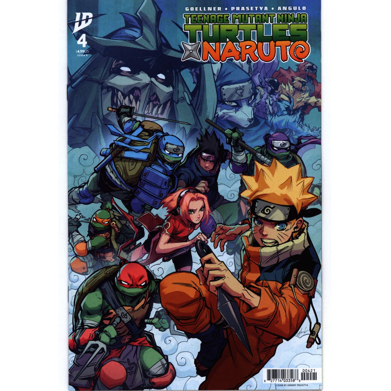 Teenage Mutant Ninja Turtles X Naruto: #1 2 3 4 [CVR B Set] 2024 Comics IDW Publishing
