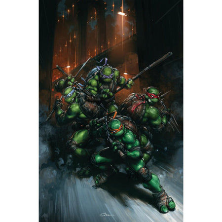 Teenage Mutant Ninja Turtles: #13 [Clayton Crain Virgin - 1:50] 2025 Comics IDW Publishing