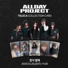 Teleca: AllDay Project - 2025 KPOP Rookie Collection Booster Box - 1 Pack + 1 Graded Rookie Trading Cards Teleca