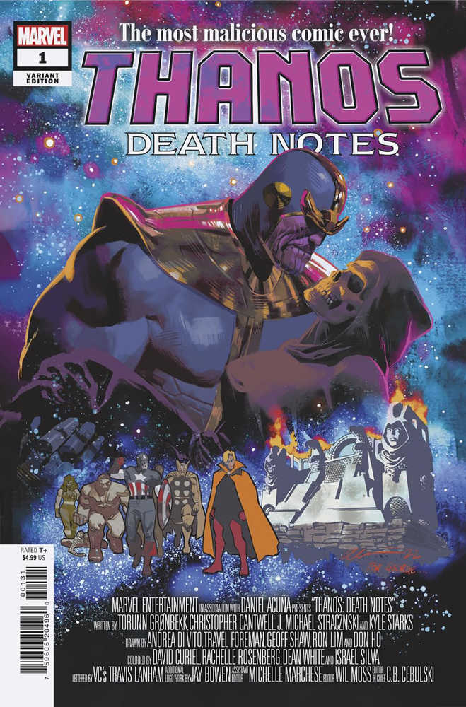 Thanos Death Notes: #1 [Daniel Acuna CVR C] 2022 Comics Marvel Comics