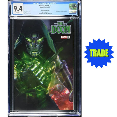 The Will Of Doom: #1 [Tiago Da Silva CGC 9.4 AC Comics/Shopville Exclusive CVR] 2026 Comics Marvel Comics