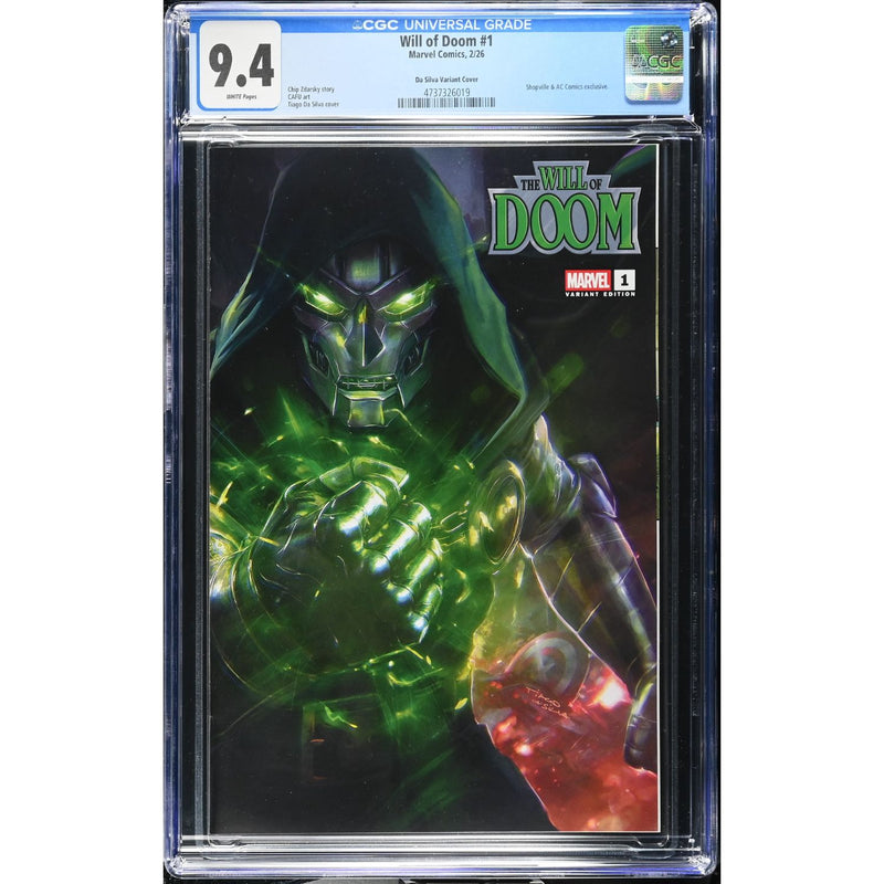 The Will Of Doom: #1 [Tiago Da Silva CGC 9.4 AC Comics/Shopville Exclusive CVR] 2026