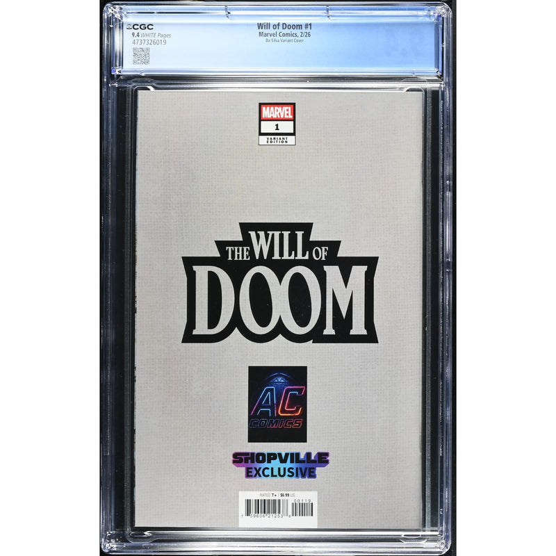 The Will Of Doom: #1 [Tiago Da Silva CGC 9.4 AC Comics/Shopville Exclusive CVR] 2026