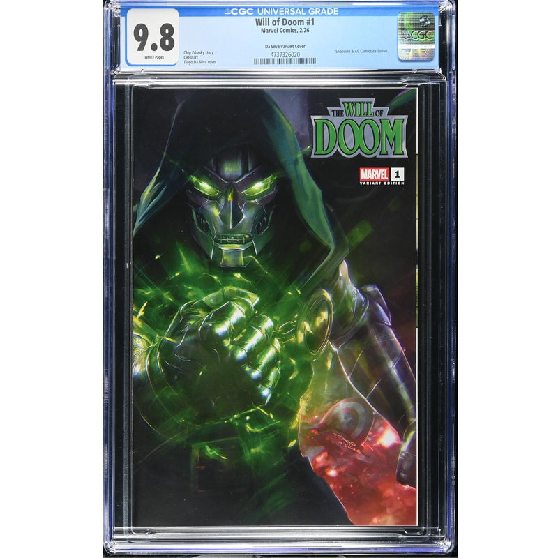 The Will Of Doom: #1 [Tiago Da Silva CGC 9.8 AC Comics/Shopville Exclusive CVR] 2026