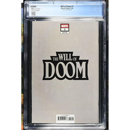 The Will Of Doom: #1 [Adi Granov CGC 9.8 Virgin - 1:100] 2025 Comics Marvel Comics