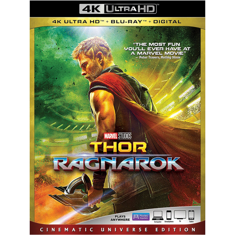 Thor Ragnarok [Blu-Ray + 4K UHD] Blu-Ray 4K Movie Marvel   