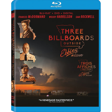 Three Billboards Outside Ebbing, Missouri [Blu-ray + DVD] Blu-Ray Movie Paramount   