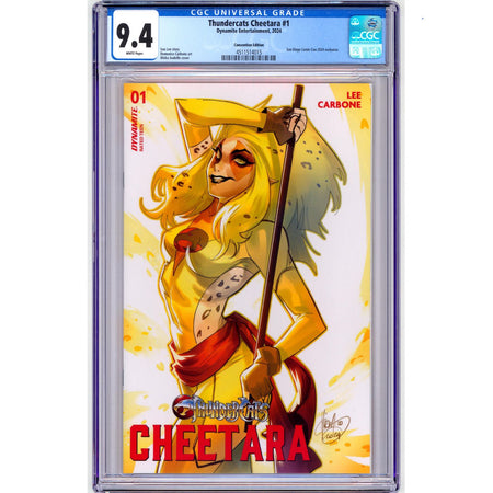 Thundercats: Cheetara #1 [CGC 9.4 Adolfo SDCC Exclusive] 2024 Comics Dynamite Entertainment