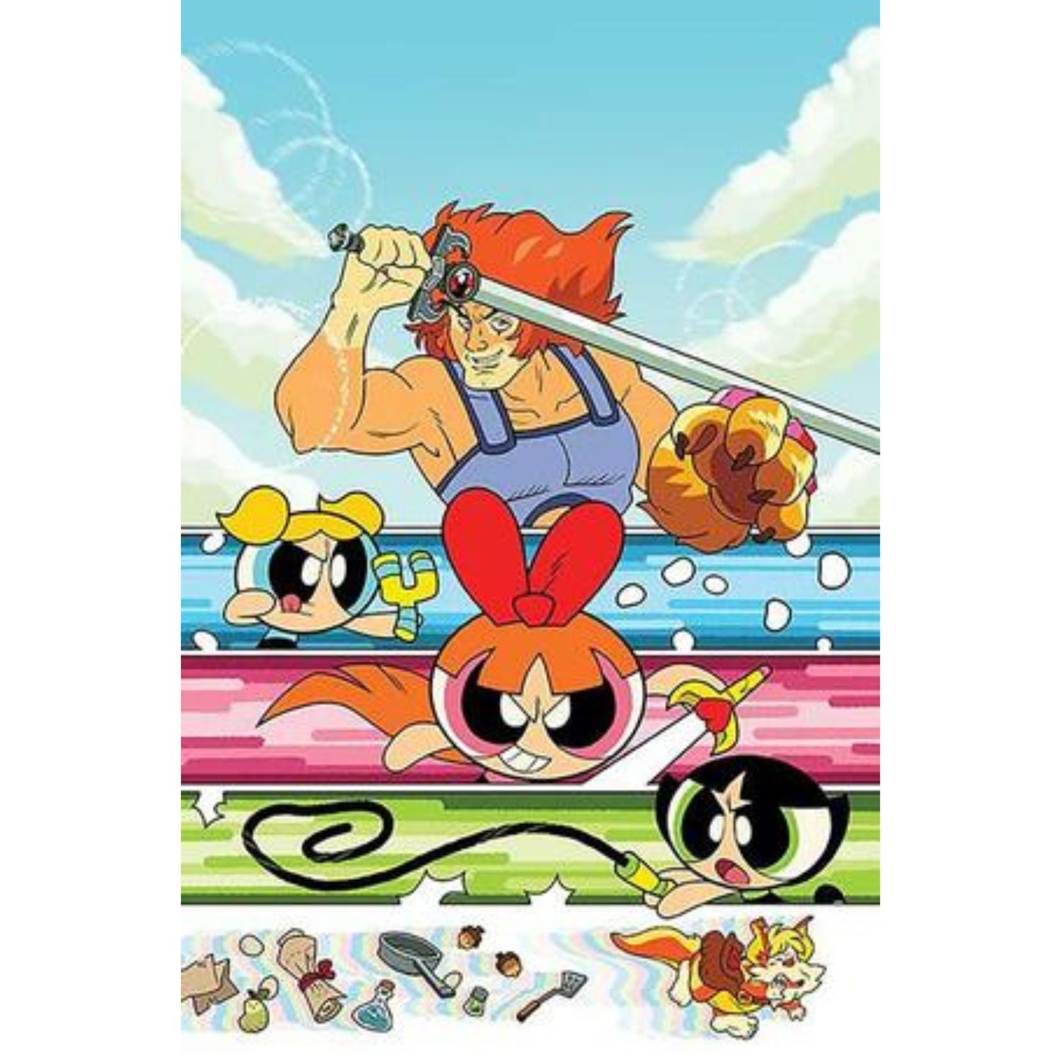 Thundercats Powerpuff Girls: #1 [Coleman Engle CVR K - 1:20] 2025 Comics Dynamite Entertainment