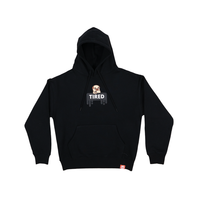 Tired Hoodie Apparel Puglie Mart