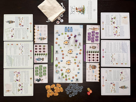 Tokaido Duo [Board Game, 1 - 2 Players] Board Game Stonemaier Games