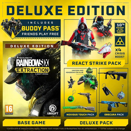 Tom Clancy's Rainbow Six: Extraction - Deluxe Edition [Xbox Series X / Xbox One] Xbox One Video Game Ubisoft   