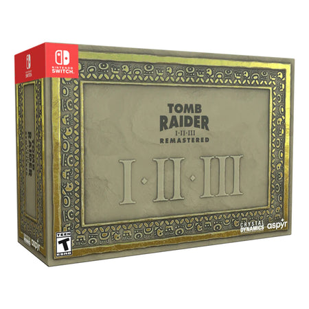 Tomb Raider 1-3 Remastered Collector's Edition [Nintendo Switch] Nintendo Switch Collector Limited Run Games