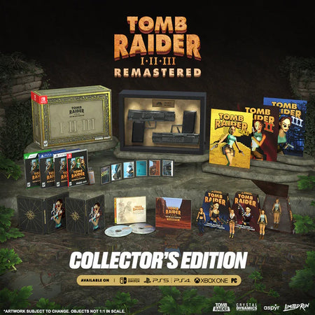 Tomb Raider 1-3 Remastered Collector's Edition [PC] Computer Game Collector (PC) Limited Run Games