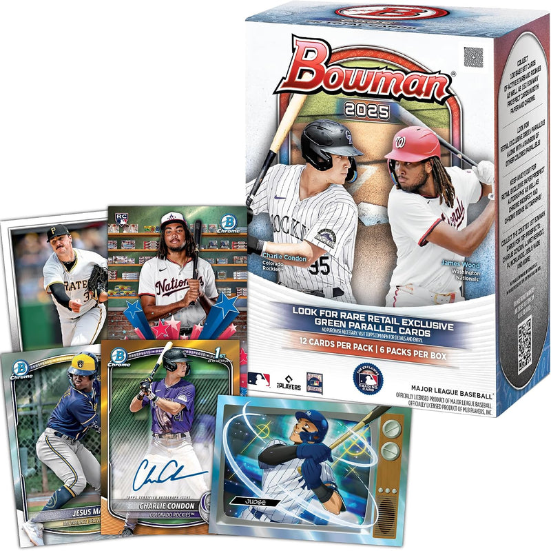Topps: 2025 Bowman Baseball Blaster Box - 6 Packs