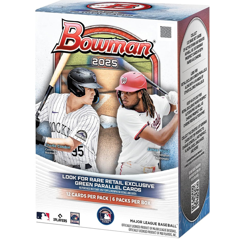Topps: 2025 Bowman Baseball Blaster Box - 6 Packs