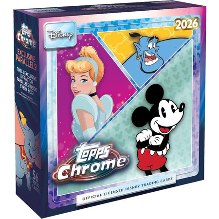 Topps: 2026 Chrome Disney Mega Box Trading Cards Topps