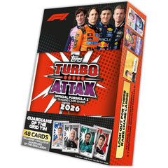 Topps: 2026 Turbo Attax Formula 1 Mega Tin Guardians Of The Grid Tin (4 Packs)
