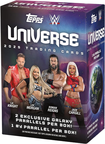 Topps: WWE Universe Blaster Box 2025 (6 Pack Box) Sports Cards Topps