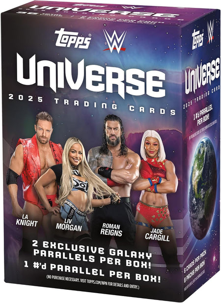 Topps: WWE Universe Blaster Box 2025 (6 Pack Box) Sports Cards Topps