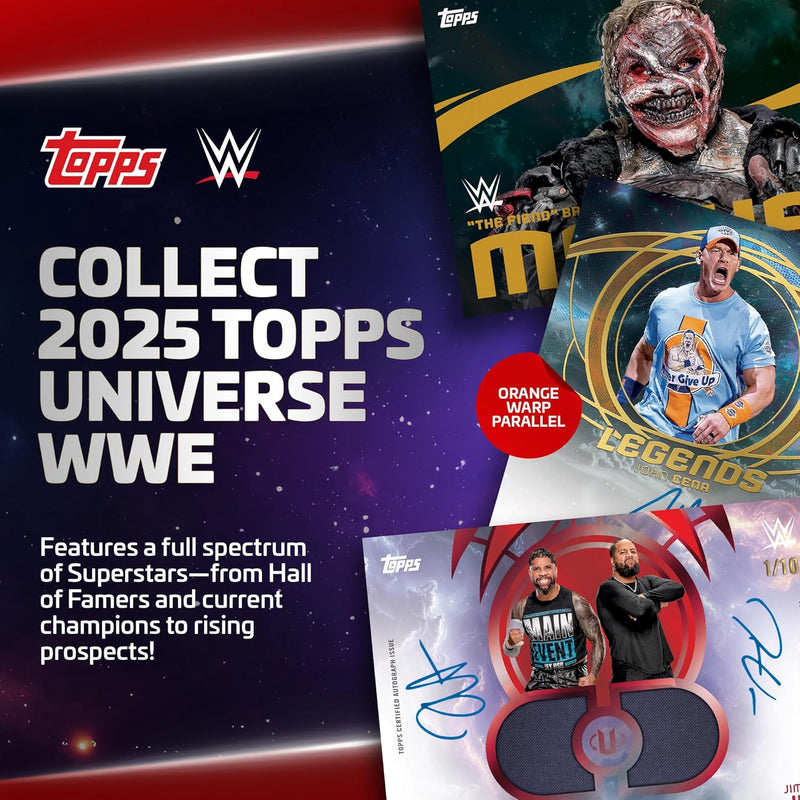 Topps: WWE Universe Blaster Box 2025 (6 Pack Box) Sports Cards Topps