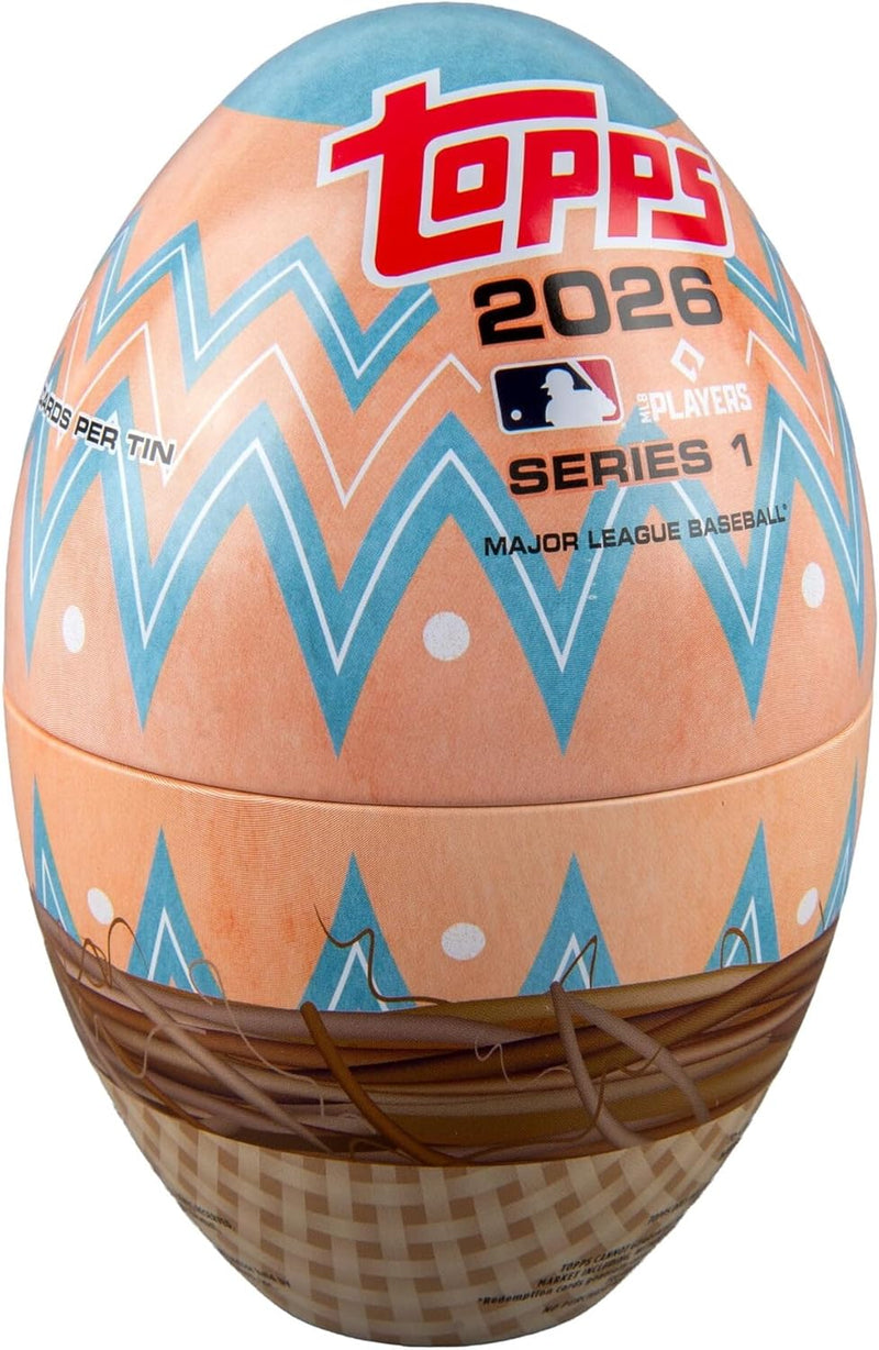 Topps 2026 Baseball Series 1 Easter Egg Tin - 1 Random Tin