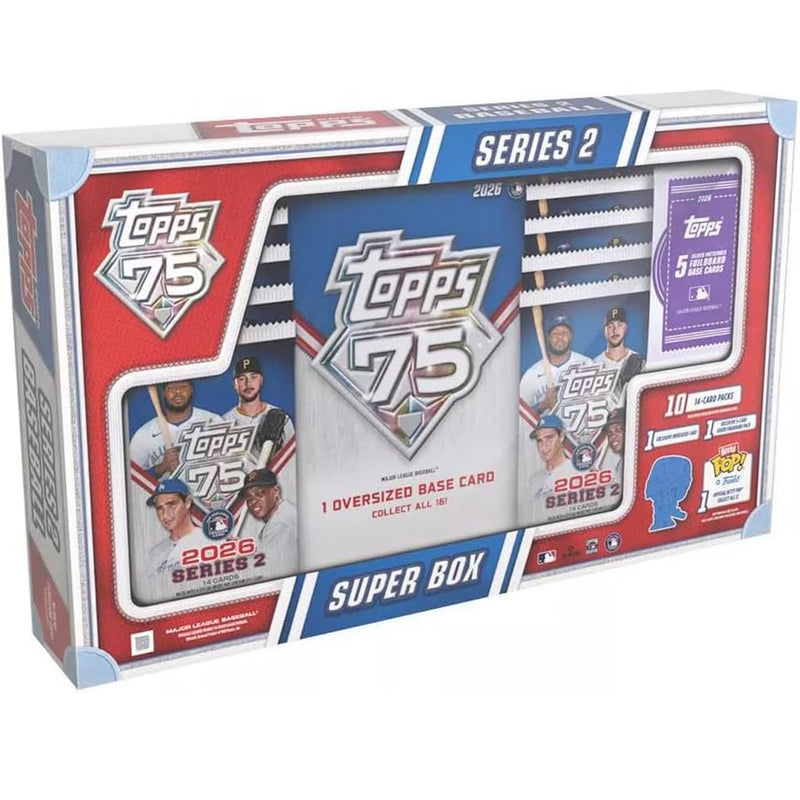 2026 Topps Baseball Series 2 Super Box - 10 Packs