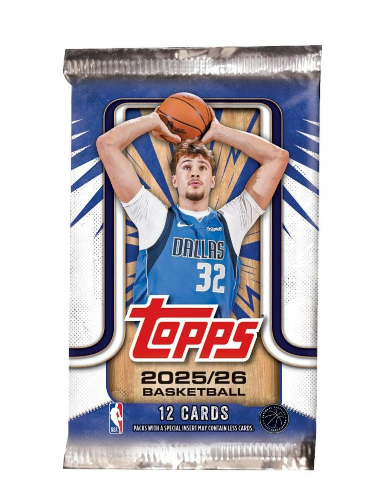 Topps: NBA Basketball 2025-26 Flagship Retail Box - 20 Packs Sports Cards Topps