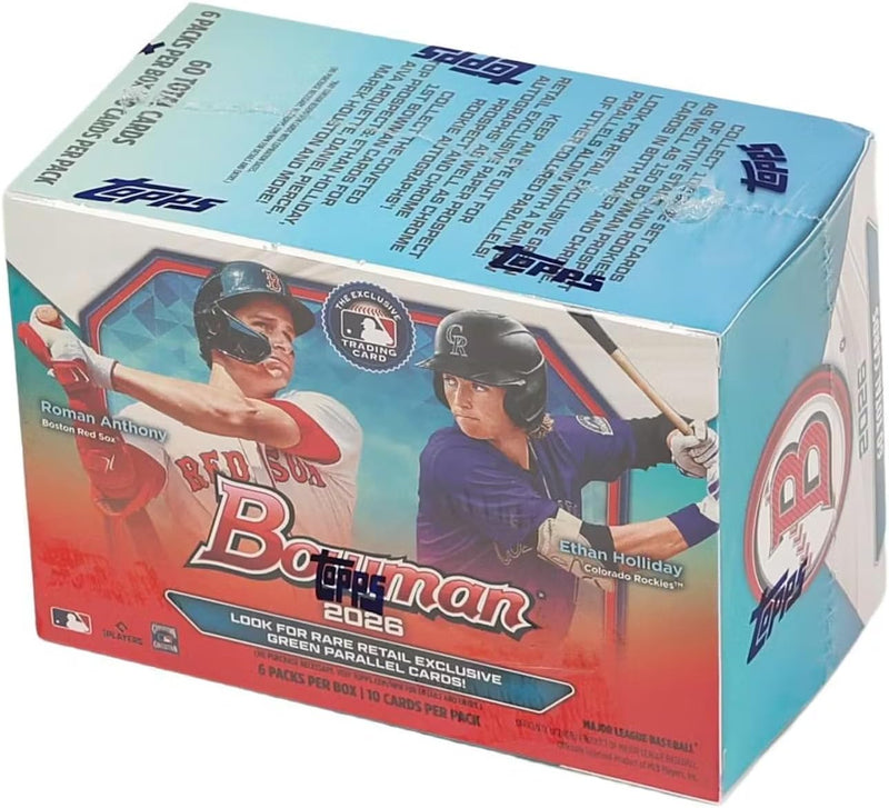 2026 Topps Bowman Baseball - Blaster Box (6 Packs)