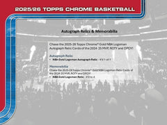 Topps Chrome Basketball 2025-26: Blaster Box - 7 Packs Sports Cards Topps